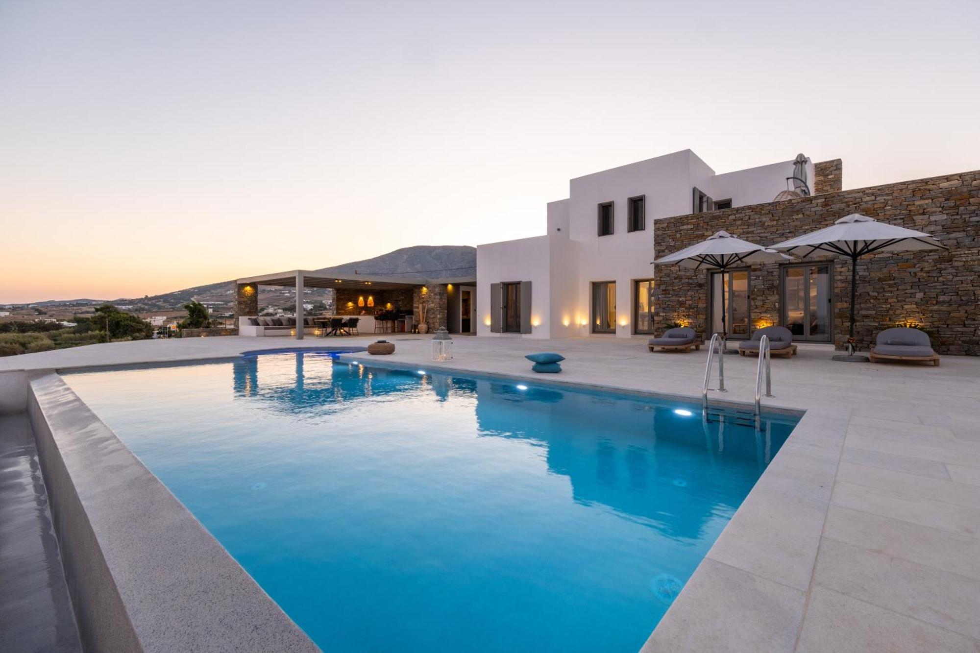 Golden Bay Luxury Villas And Suites Chrisi Akti  Exterior foto