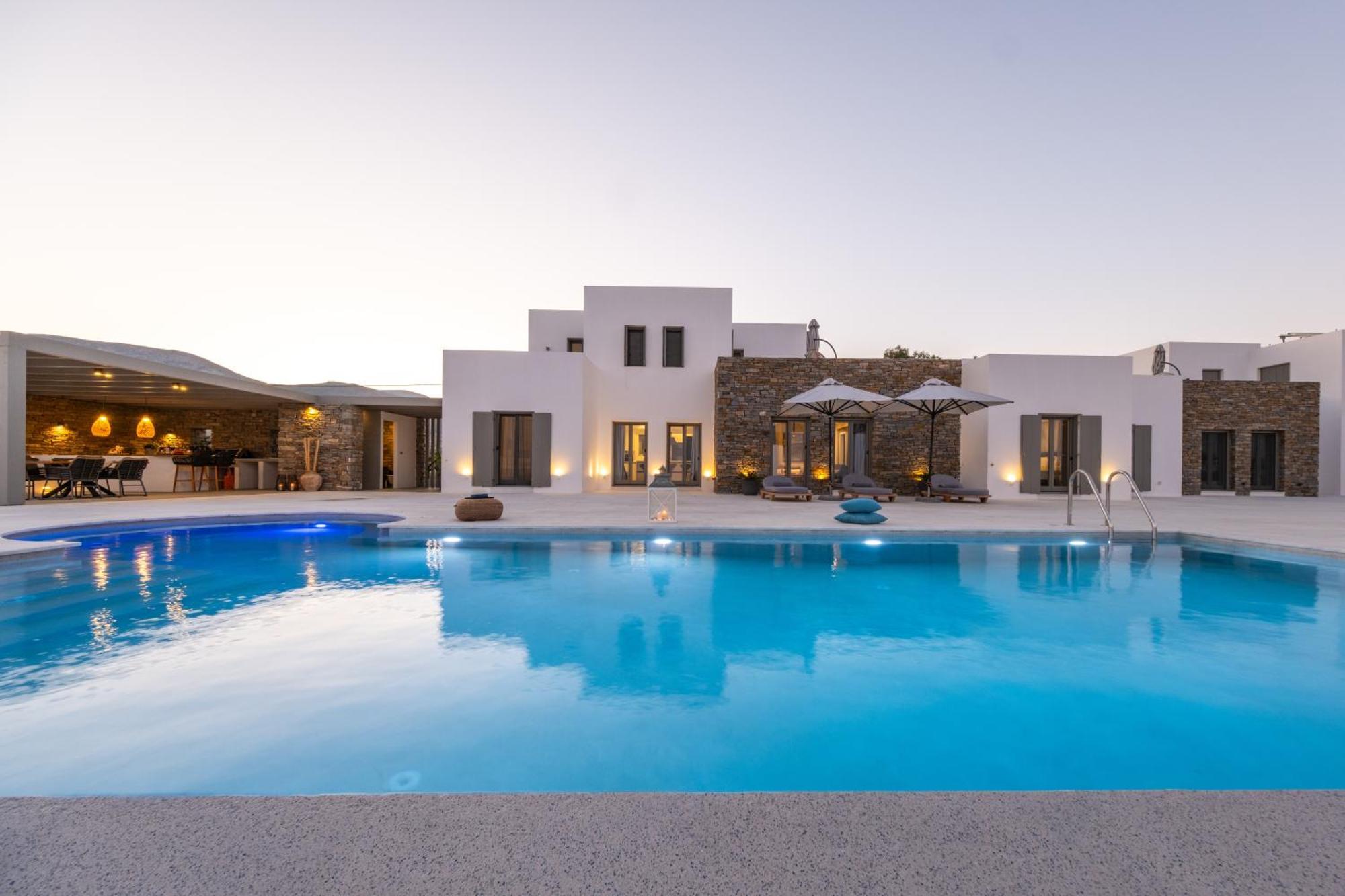 Golden Bay Luxury Villas And Suites Chrisi Akti  Exterior foto
