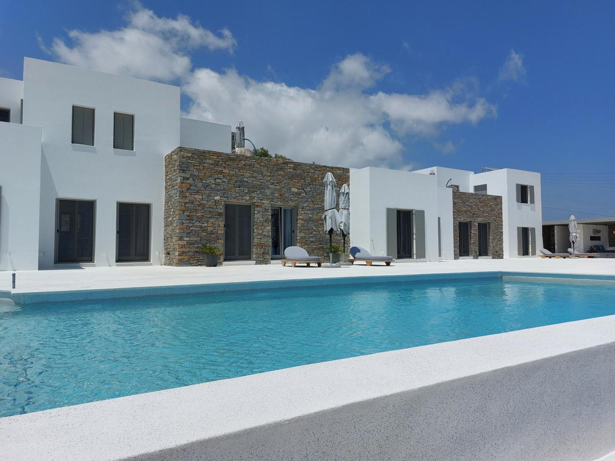 Golden Bay Luxury Villas And Suites Chrisi Akti  Exterior foto