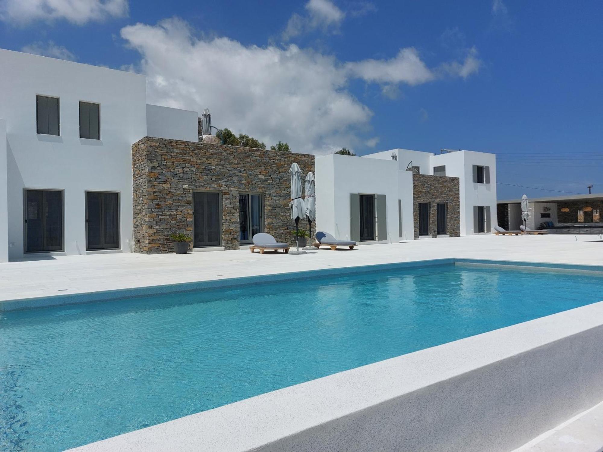 Golden Bay Luxury Villas And Suites Chrisi Akti  Exterior foto
