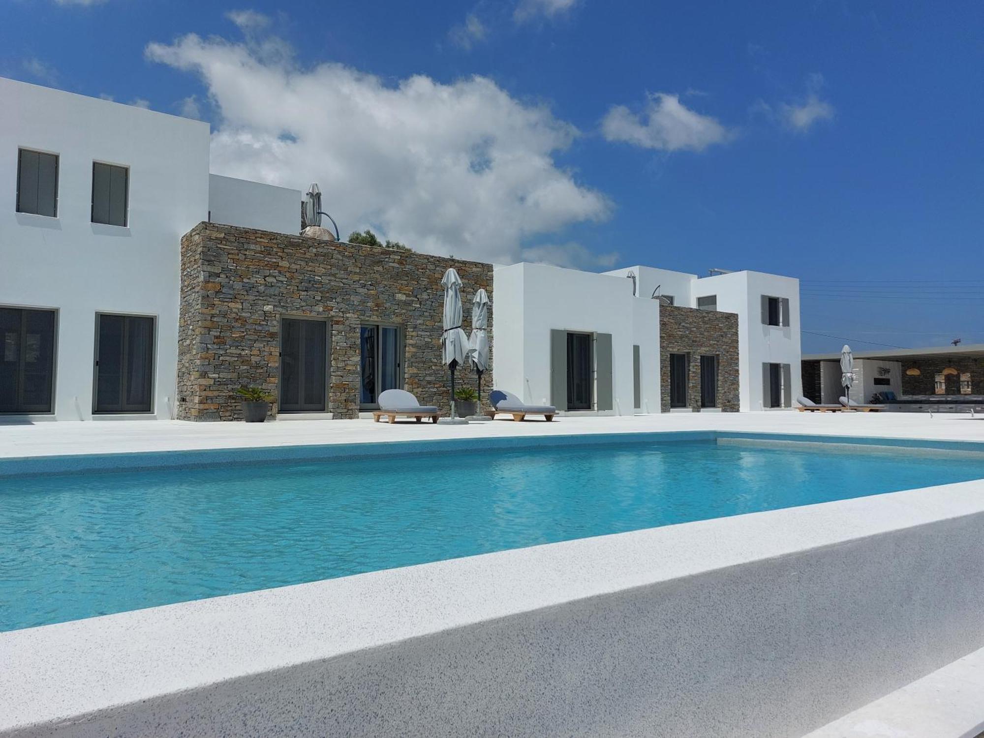 Golden Bay Luxury Villas And Suites Chrisi Akti  Exterior foto
